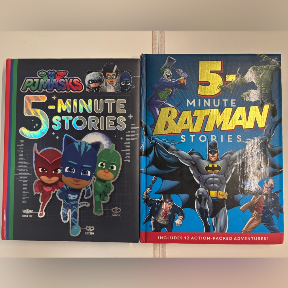 Batman and PJ Masks 5-Minute Stories Collection